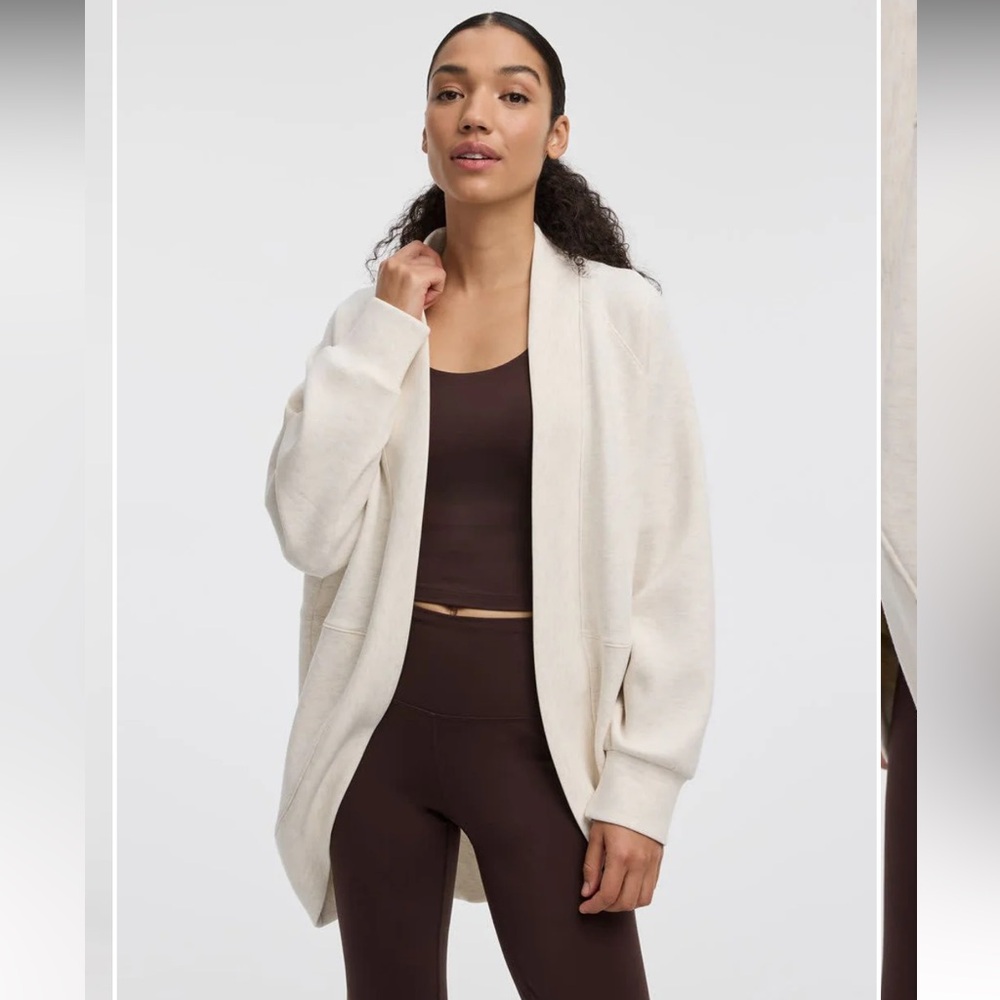 Hyba | Maroon Long Sleeve Open Cardigan - Picture 2 of 11